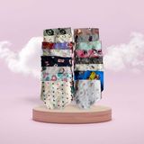 Nihalfidan Store %100 Pamuk Penye Fular Yakalık Seti, Mama Önlüğü Salya Önlüğü Karışık 10 Adet - 0 - 2 Yaş - Green