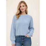 Nihanello Butik Bebe Mavi Yumoş Kazak - Bebek Mavisi - Standart