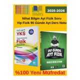 Nihat Bilgin Yks 2025-2026 Tyt-Ayt Fizik Soru-Vip Ayt Fizik 2026 Video Ders Kitabı