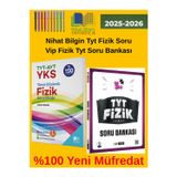 Nihat Bilgin Yks 2025-2026 Tyt-Ayt Fizik Soru-Vip Tyt Fizik 2026 Video Çözümlü Soru Bankası