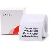 Niimbot 50mm x 30mm Barkod Etiketi 230 Adet Rulo Depo ve Mağaza Kullanımına Uygun