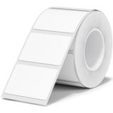 NIIMBOT Kendinden yapışkanlı termal etiketler, B1/B21/B3S etiket bandı, okul, ev, ofis, küçük işletmeler için kağıt (beyaz-dikdörtgen, 30 x 20 mm)