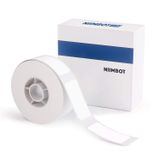 NIIMBOT Termal Etiketler (0.65" x 1.2") D11/D110/D101 Etiket Makinesi için Kendinden Yapışkanlı Yazıcı Etiket Kağıdı, 1 Rulo 210 (Beyaz)