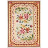 Nijnevartovsk Turuncu Çiçekli Modern Geometrik Etnik Desenli Boho Makinada Yıkanabilir Hav Toz Vermez Leke Tutmaz Kaymaz Taban Dijital Makine Baskı Halı Oturma Odası Salon Yolluk Koridor Mutfak Halısı