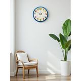 Nikaa Shop 36 cm Mavi Çocuk Odası Duvar Saati