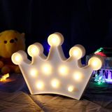 Nikaa Shop Buffer® 3D Dekoratif Pilli Kraliçe Tacı Model LED Masa ve Gece Lambası