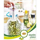 Nikaa Shop Buffer® Kolay Zeytin Dilme Çizme Aparatı Pratik Kolay Zeytin Çizici Alet