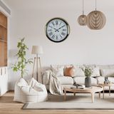 Nikaa Shop Gold 40 cm Metal Roma Rakamlı Duvar Saati