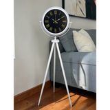 Nikaa Shop Lüks Beyaz Tripod Ayaklı Saat