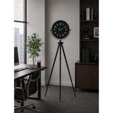Nikaa Shop Royal Black Tripod Ayaklı Modern Tasarım Saat