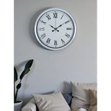 Nikaa Shop White Prime Roma Rakamlı 40 cm Metal Duvar Saati