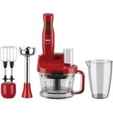 Nikadu Mr.chef Quadro Kirmizi 1000 W Blender Seti - Kırmızı