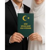 Nikah Akdi Cüzdanı Hatıra Defteri – Gelin Damat Bilgi ve Şahit İmzalı –