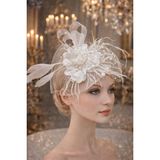 Nikah Şapkası,Düğün Şapka,Vualet,fascinator,şapka | Nikah Aksesuar,nikah Kepi Vualet,nikah