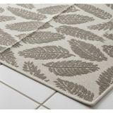 Nikar Home Pamuklu Kaymaz Taban Dikdörtgen Banyo Paspası – Yüksek Emici Pamuk Dokuma Halısı Banyo Mutfak Salon - Bej - 100 x 200 cm