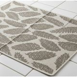 Nikar Home Pamuklu Kaymaz Taban Dikdörtgen Banyo Paspası – Yüksek Emici Pamuk Dokuma Halısı Banyo Mutfak Salon - Bej - 60 x 100 cm