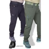 Nikbin 2 ADET TAKTİK OUTDOOR PANTOLON LİKRALI (YAZLIK) siyah-hakiyeşil