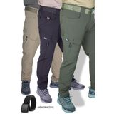Nikbin 3 ADET TAKTİK OUTDOOR PANTOLON LİKRALI (YAZLIK) bej-siyah-hakiyeşil