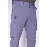 Nikbin Tactical Outdoor Pantolon Gri Renk Yazlık Kargo Cep Likralı Hızlı Kuruyan Kumaş Erkek Beden L