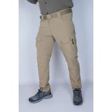 Nikbin Tactical Taktik Pantolon Outdoor Cep Esnek ve Hafif Malzeme Likrali (Mevsimlik)-Bej - XL