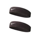 NIKE 07010OS Unisex Siyah Havlu Saç Bandı,Siyah Tek Ebat
