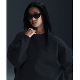 Nike 24.7 ImpossiblySoft Dri-FIT Oversized Crew-Neck Top Kadın Siyah Sweatshirt - HQ8193-010