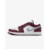 Nike 553558-615 Air Jordan 1 Low Beyaz Bordo Erkek Spor Ayakkabı