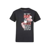 Nike 95B140-023 Jdb The Shoes Ss Tee Bisiklet Yaka Normal Kalıp Baskılı Siyah Erkek Çocuk T-Shirt