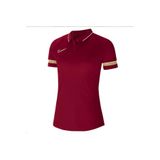 Nike Academy Dri Fit Kadın Bordo Klasik Yaka Polo Tişört