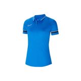 Nike Academy Dri Fit Kadın Mavi Klasik Yaka Polo Tişört