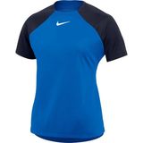 Nike Academy Pro Dri Fit Kadın Mavi Yuvarlak Yaka Tişört