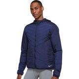 Nike Aero Layer Terma Fit Full Zip Running Jacket Erkek Kapüşonlu Hafif Spor Koşu Ceketi Lacivert - XL