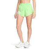 Nike AeroSwift Dri Fit ADV 3" Mid Rise Brief Lined Running Short Green Kadın Pileseli Slip Astarlı Koşu Şortu Yeşil Yeşil