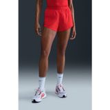 Nike AeroSwift Dri Fit ADV 3" Mid Rise Brief Lined Running Short Kadın Pileseli Slip Astarlı Koşu Şortu Kırmızı