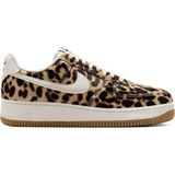 Nike Air Force 1 '07 Leopar Af1 Womens Sneaker Kadın Günlük Spor Ayakkabı Krem