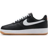 Nike Air Force 1 07 Lv8 Af1 Leather Unisex Sneaker Hakiki Deri Günlük Spor Ayakkabı Siyah