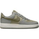 Nike Air Force 1 07 LV8 Leather Sneaker Swoosh Hakiki Deri Günlük Yeşil Unisex Spor Ayakkabı