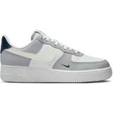 Nike Air Force 1 '07 Lx Leather Unisex Sneaker Hakiki Deri Günlük Spor Ayakkabı Beyaz Gri - Beyaz - Açık Gri