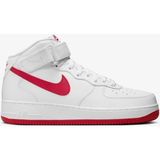 Nike Air Force 1 '07 Mid Leather Sneaker Deri Yüksek Bilek Günlük Spor Ayakkabı Beyaz