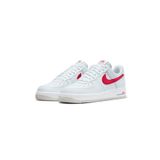 Nike Air Force 1 '07 Sneaker, Beyaz, Kırmızı Swoosh, 45 Beden