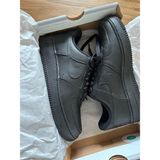 Nike Air Force 1 '07 Unisex Beyaz - Siyah Sneaker All White | Black - Klasik Deri Spor Ayakkabı