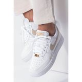 Nike Air Force 1 Af1 07 Ess Unisex Leather Sneaker Hakiki Deri Günlük Spor Ayakkabı Beyaz Bej
