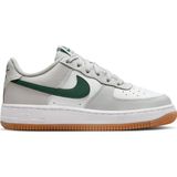 Nike Air Force 1 AF1 GS Leather Unisex Sneaker Green Swoosh Hakiki Deri Günlük Spor Ayakkabı Beyaz Açık Yeşil