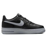 Nike Air Force 1 AF1 Leather Unisex Black Sneaker Hakiki Deri Günlük Spor Ayakkabı Siyah