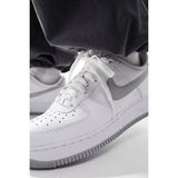Nike Air Force 1 Low Af1 Unisex Leather Sneaker Hakiki Deri Unisex Günlük Spor Ayakkabı Beyaz Gri