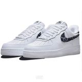 Nike Air Force 1 Low DH4406-101 Paisley Beyaz Siyah Erkek Spor Ayakkabı