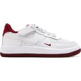 Nike Air Force 1 Low Easyon Lv8 3 Af1 Leather Kids Sneaker Hakiki Deri Lastik Bağcıklı Cırtlı Çocuk Ayakkabısı Beyaz