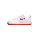 Nike Air Force 1 Low Retro Leather Sneaker Hakiki Deri Erkek Günlük Spor Ayakkabı Beyaz Mavi