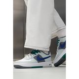 Nike Air Force 1 Lv8 1 Leather Sneaker Unisex Hakiki Deri Günlük Spor Ayakkabı Beyaz Renkli - Beyaz - Gri