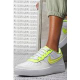 Nike Air Force 1 LV8 Snekaers White Volt Hakiki Deri Günlük Beyaz Volt Unisex Spor Ayakkabı
